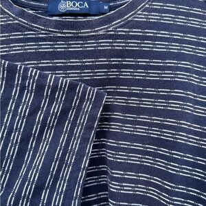 BOCA Men’s boating shirt. Size M, blue